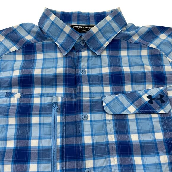 Under Armour Fish Hunter Button shirt Men's size L - Picture 2 of 3